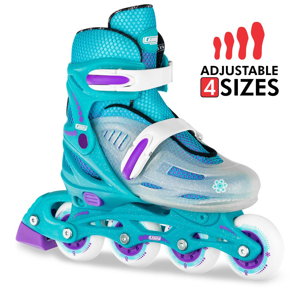 148 Size Adjustable Inline Skates Crazy Skates