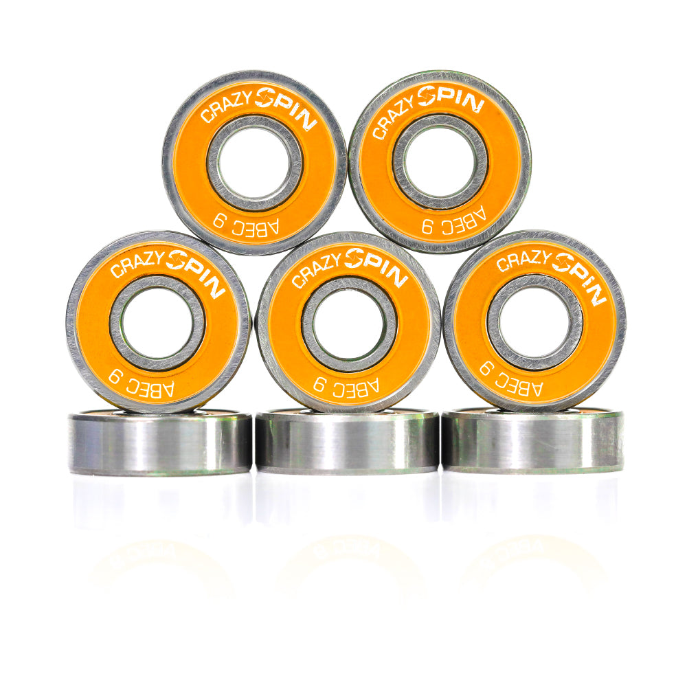 SPIN Bearings | Orange - Set of 8