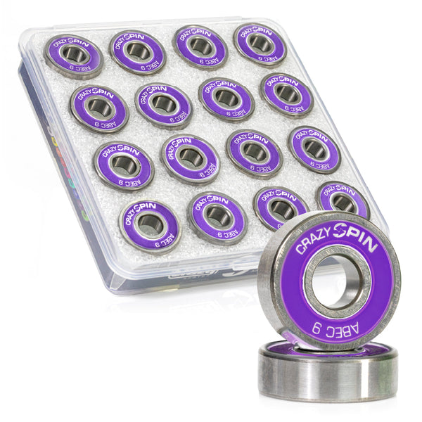SPIN Bearings | Purple - Case Set of 16