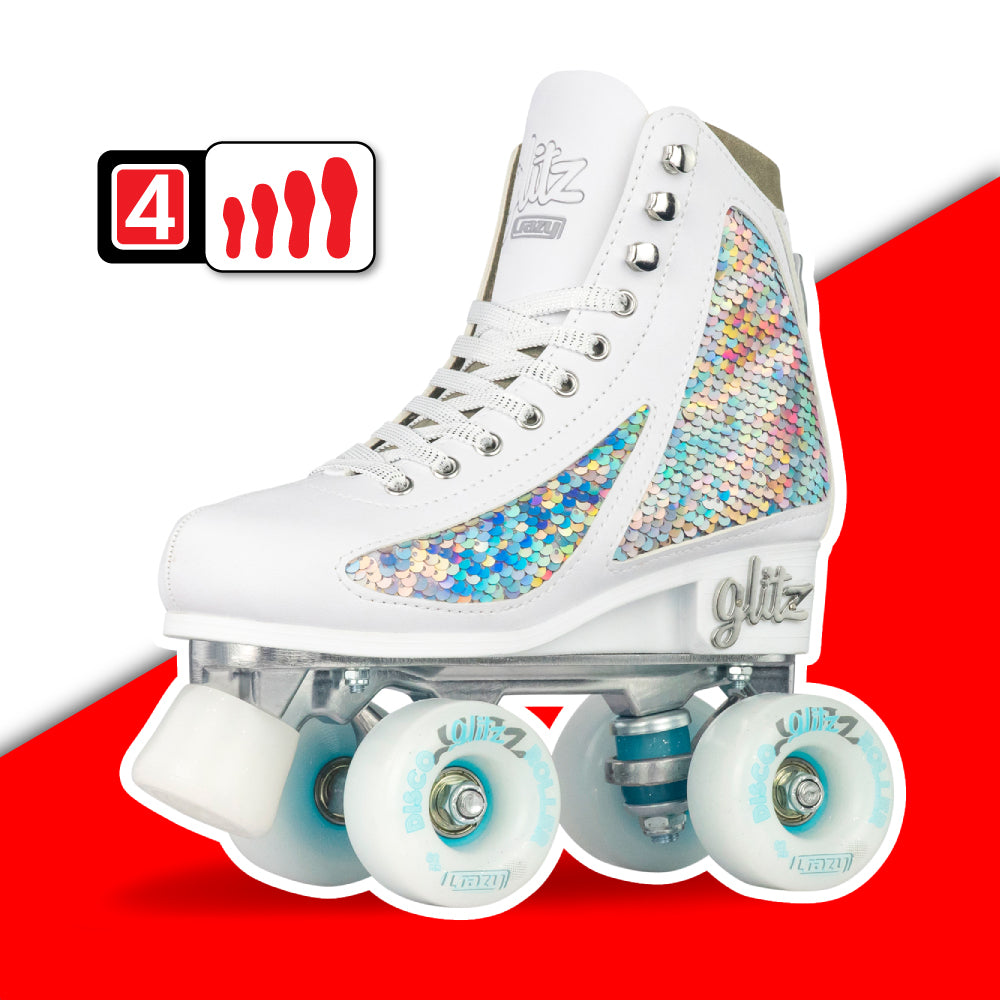 Warehouse Deal | GLITZ Diamond Size Adjustable Roller Skates