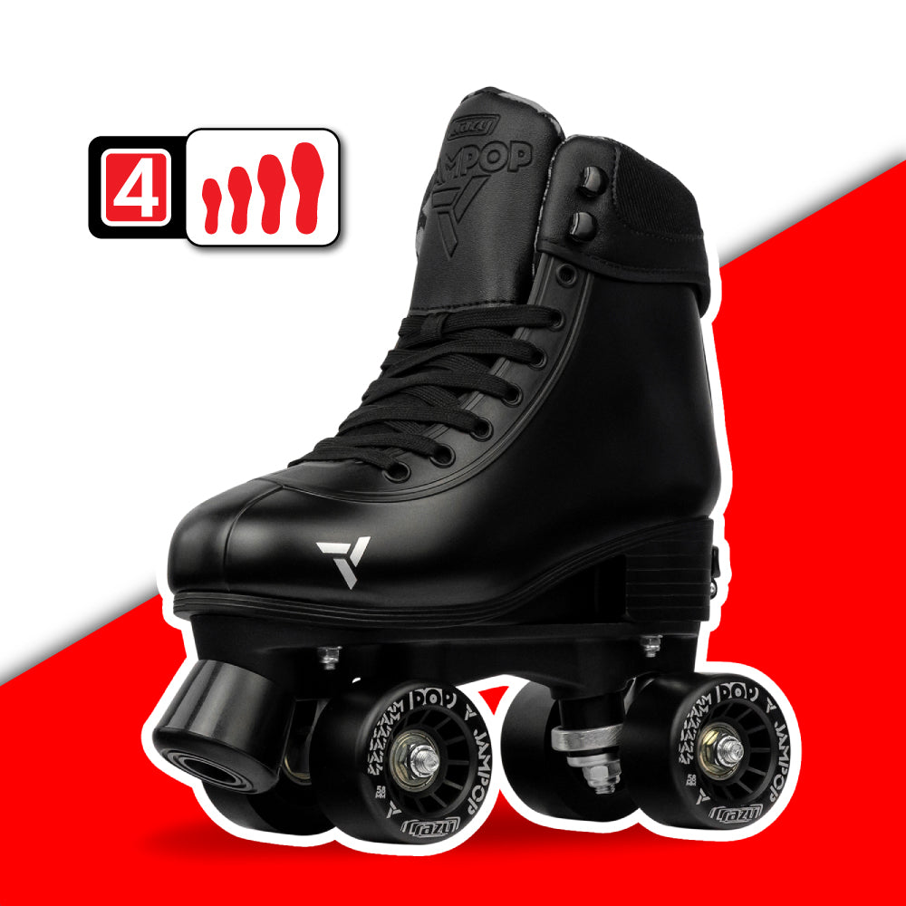 Warehouse Deal | JAM POP - Black Size Adjustable Roller Skates