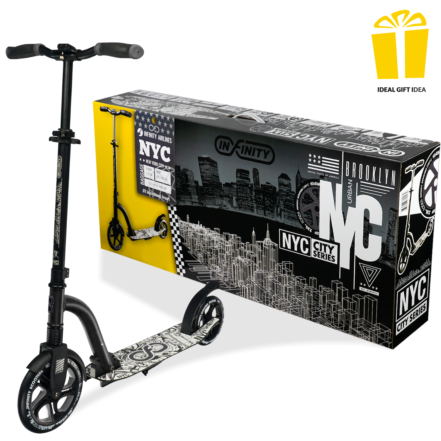 NYC Black - New York City Series Scooter