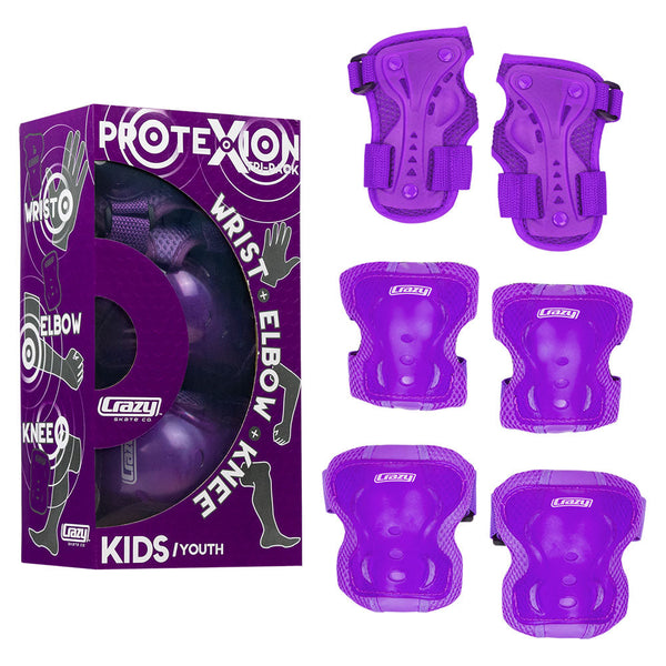 Purple PROTExION Safety Pads - Knee, Wrist & Elbow