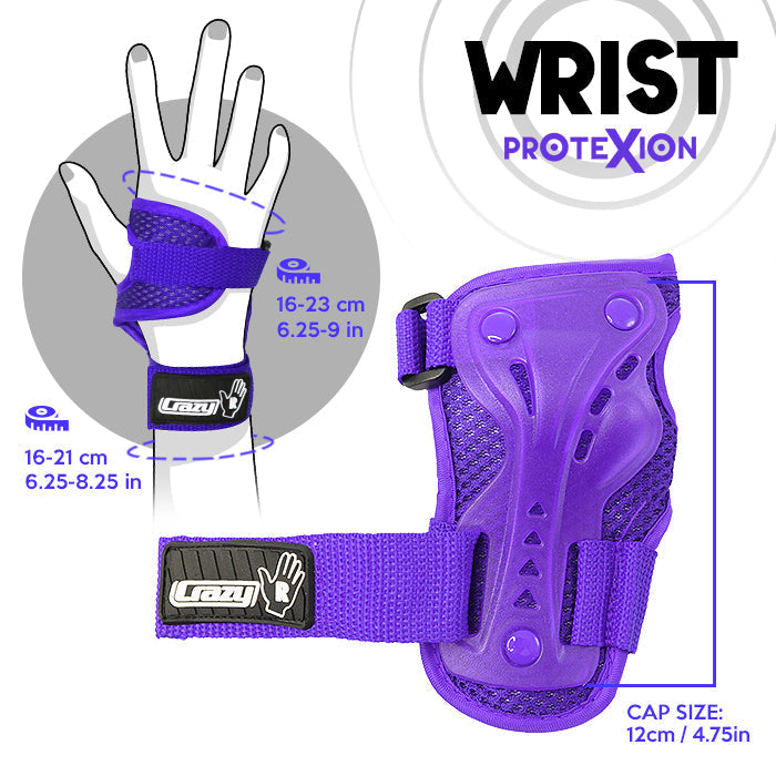 Purple PROTExION Safety Pads - Knee, Wrist & Elbow