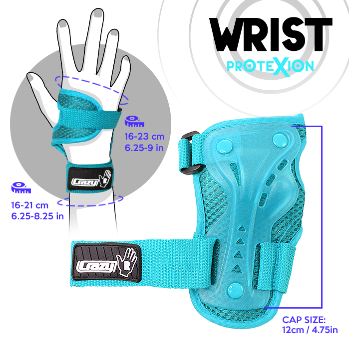 Teal PROTExION Safety Pads - Knee, Wrist & Elbow