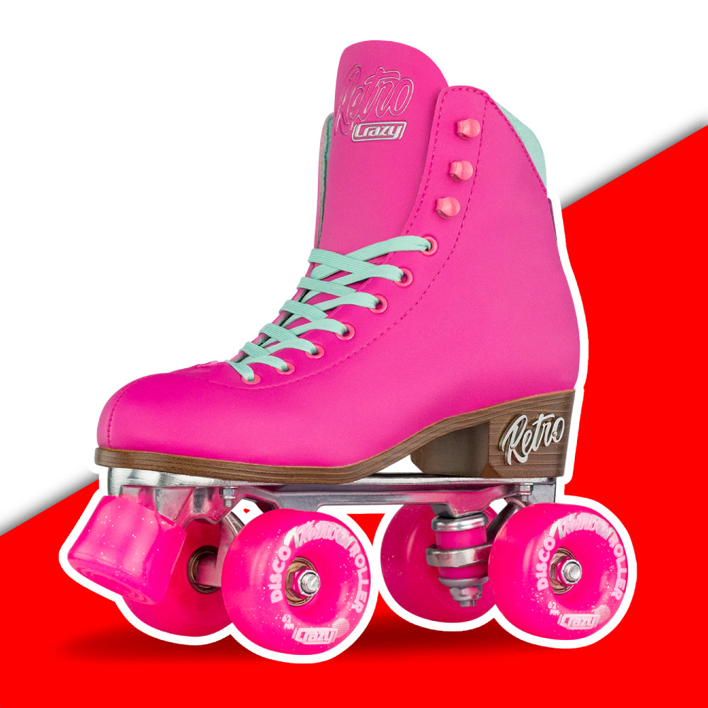 Warehouse Deal | RETRO - Pink Roller Skates