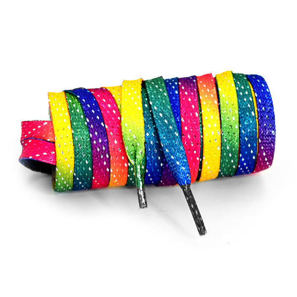 Rainbow Glitter Laces