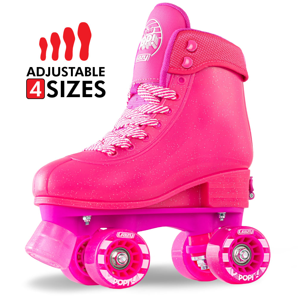 SODA POP Strawberry Slide - Size Adjustable Roller Skates