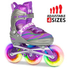 Purple - 3 Wheel LED
