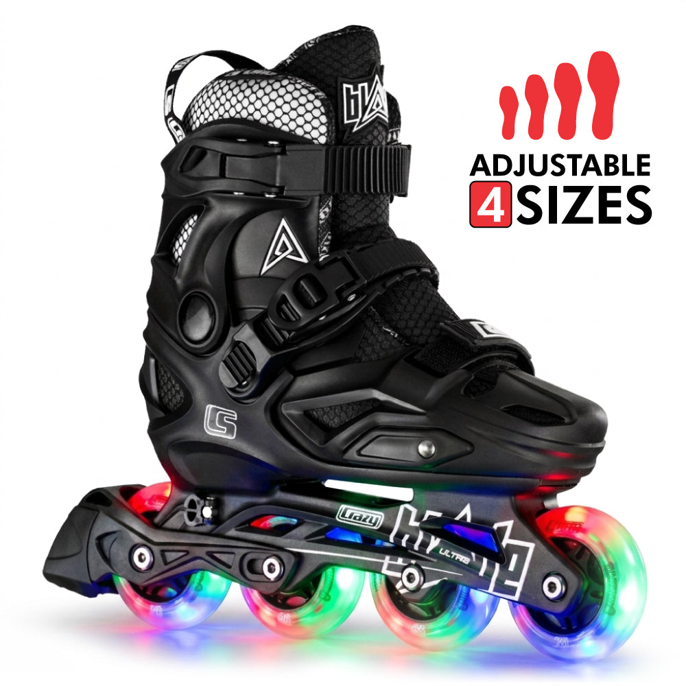 Blade ULTRA Black - Size Adjustable Inline Skates