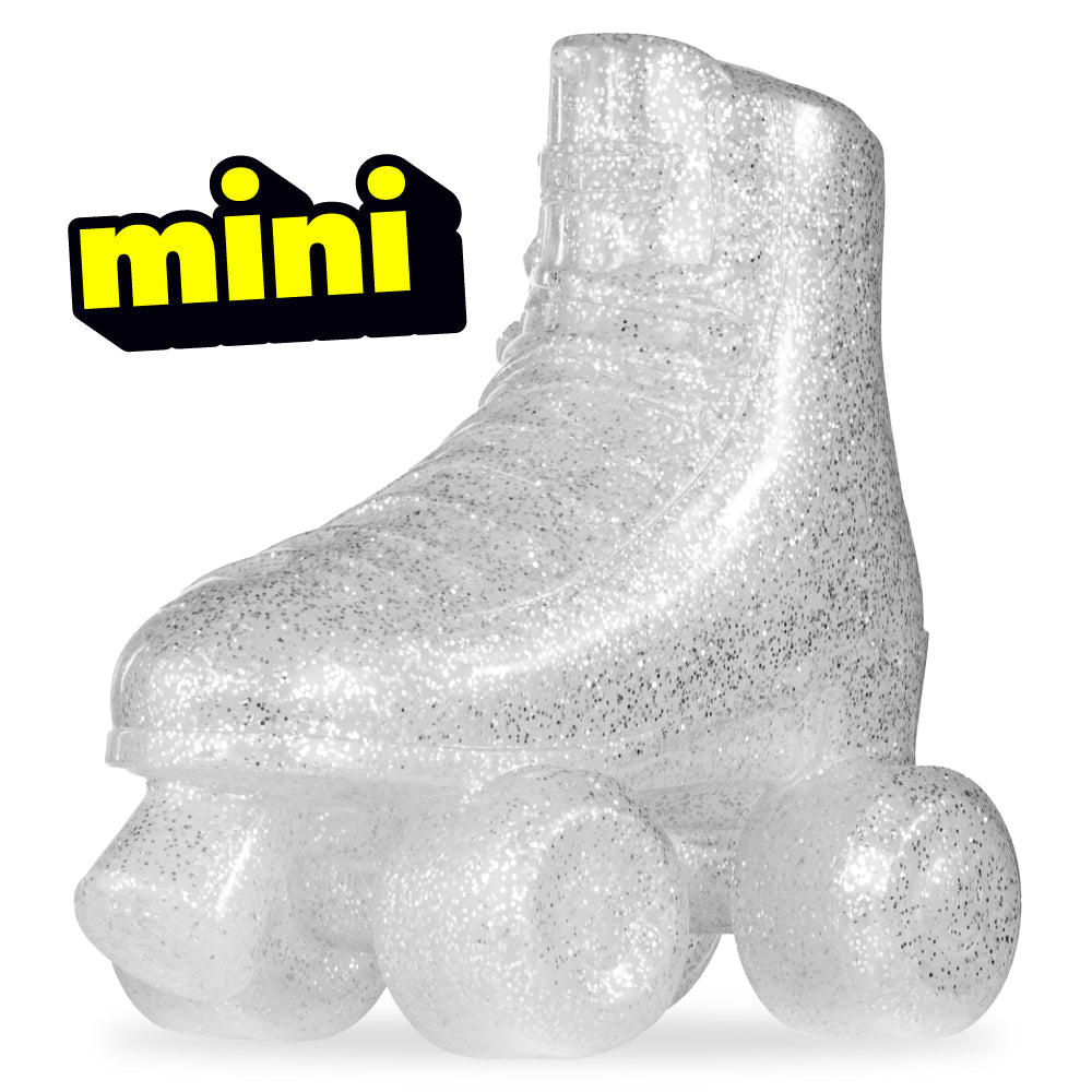 mini INFLATE-A-SKATE Silver Glitter