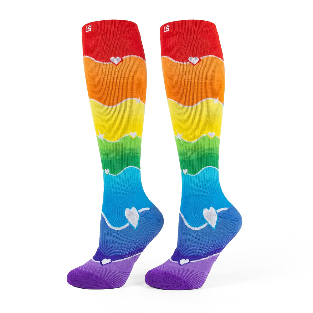 RAINBOW WAVES | Crazy Socks