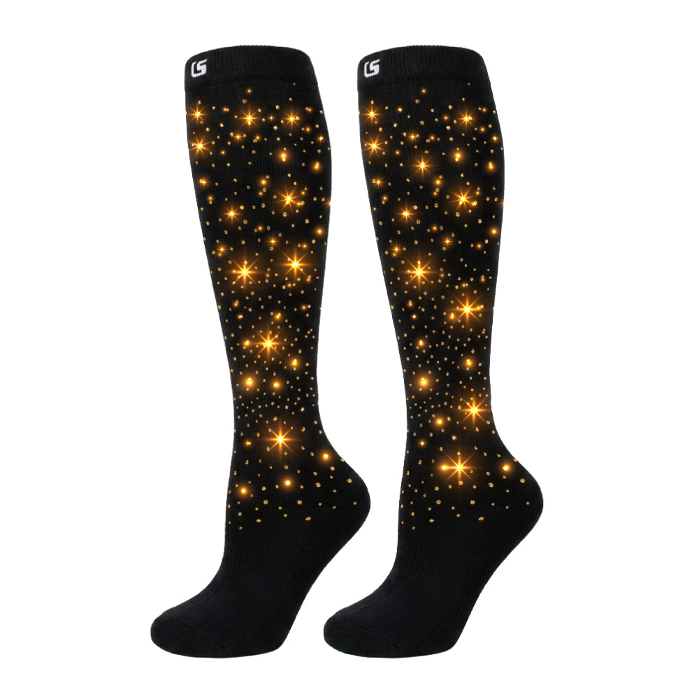 DIAMOND BLACK+GOLD | Crazy Socks