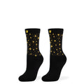 DIAMOND BLACK+GOLD Crew | Crazy Socks