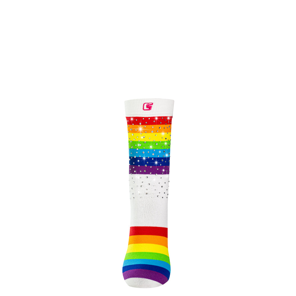 DIAMOND RAINBOW Crew | Crazy Socks