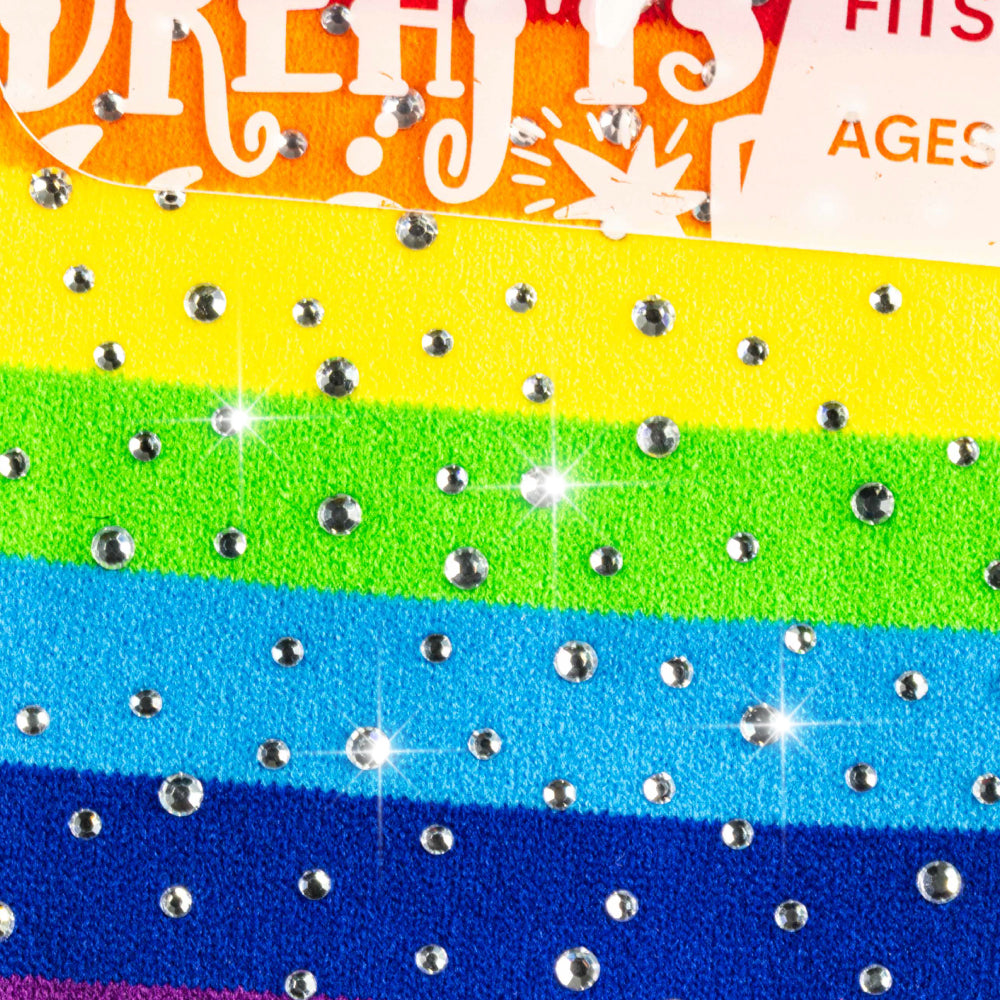DIAMOND RAINBOW Crew | Crazy Socks