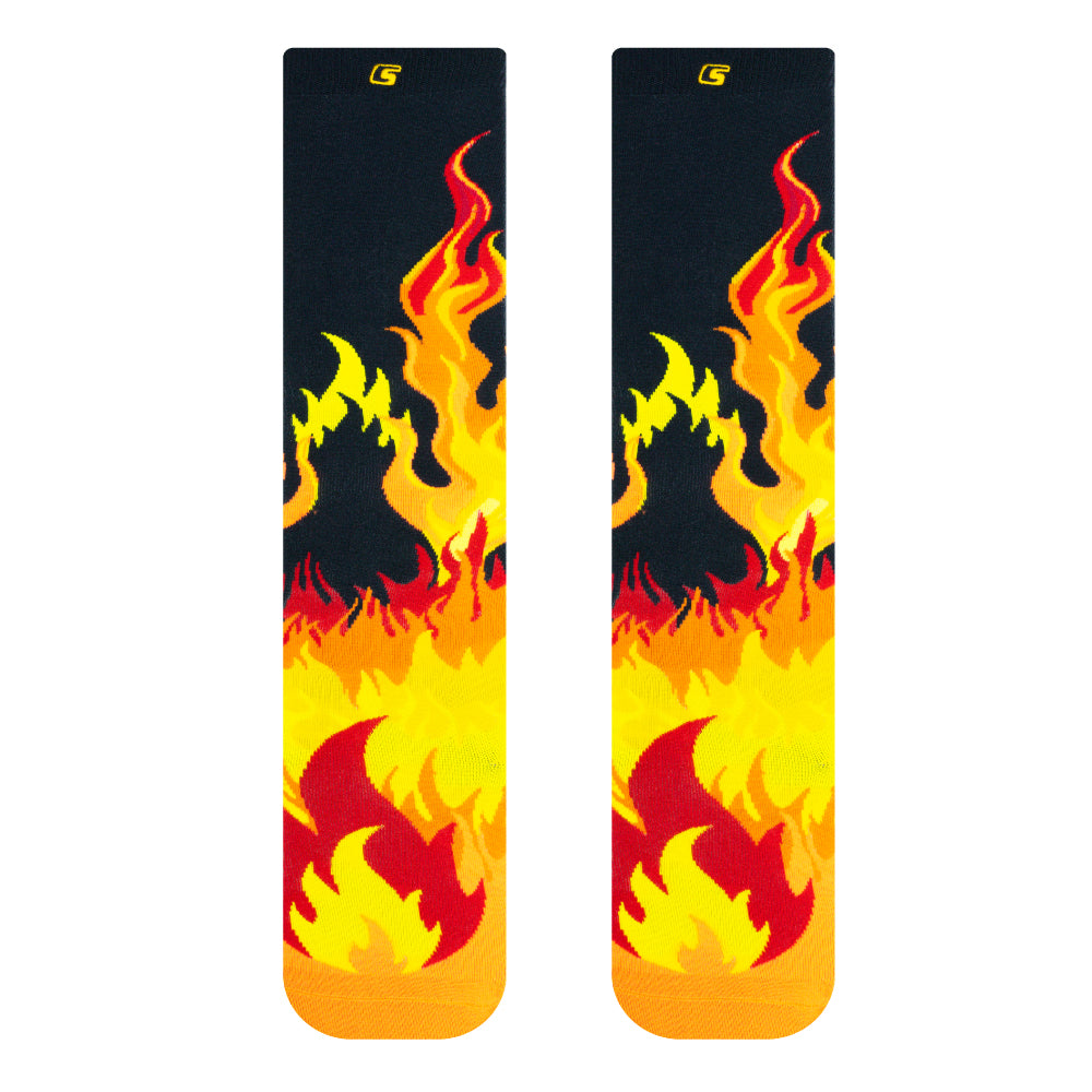 FLAME ON | Crazy Socks