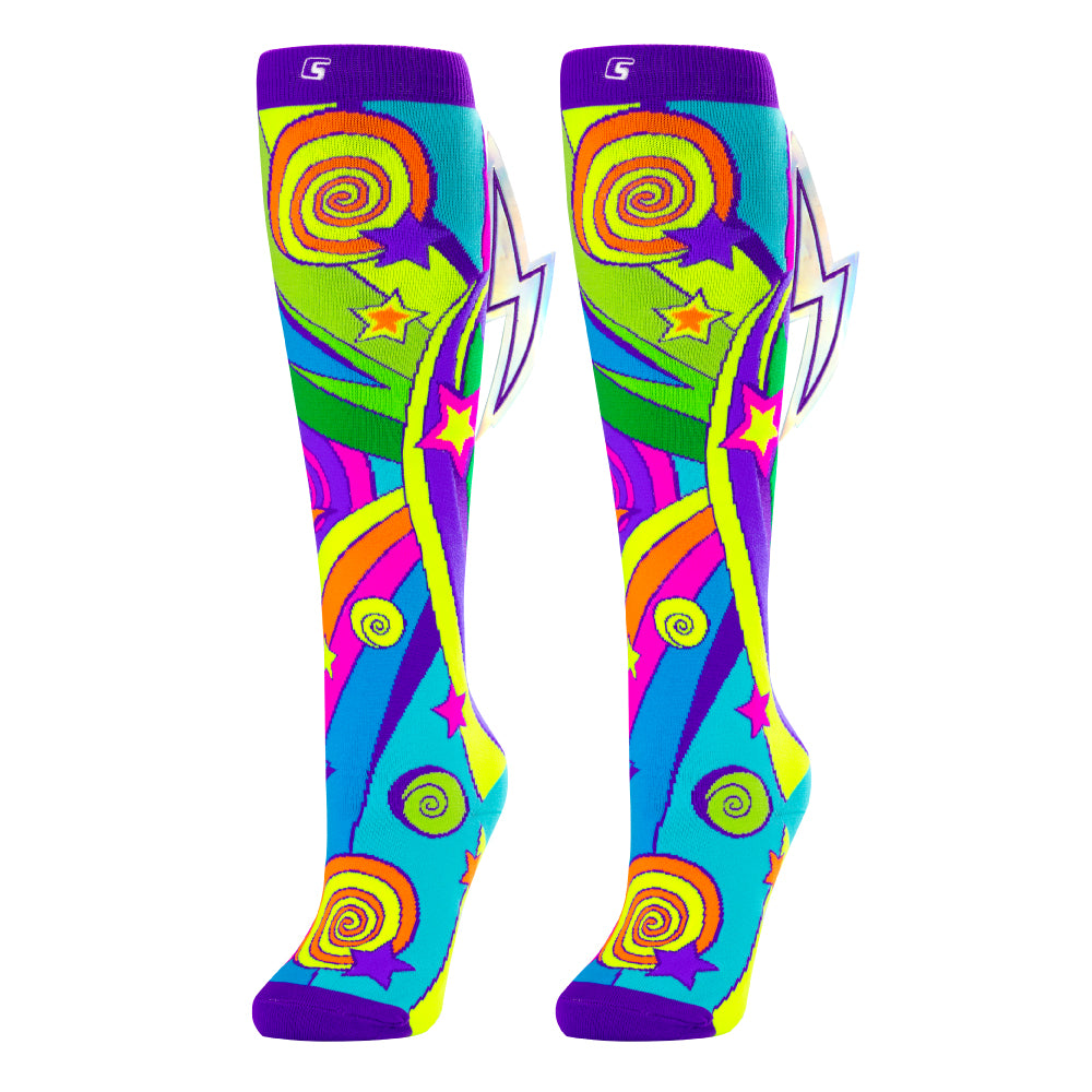 LIGHTNING SWIRL | Crazy Socks