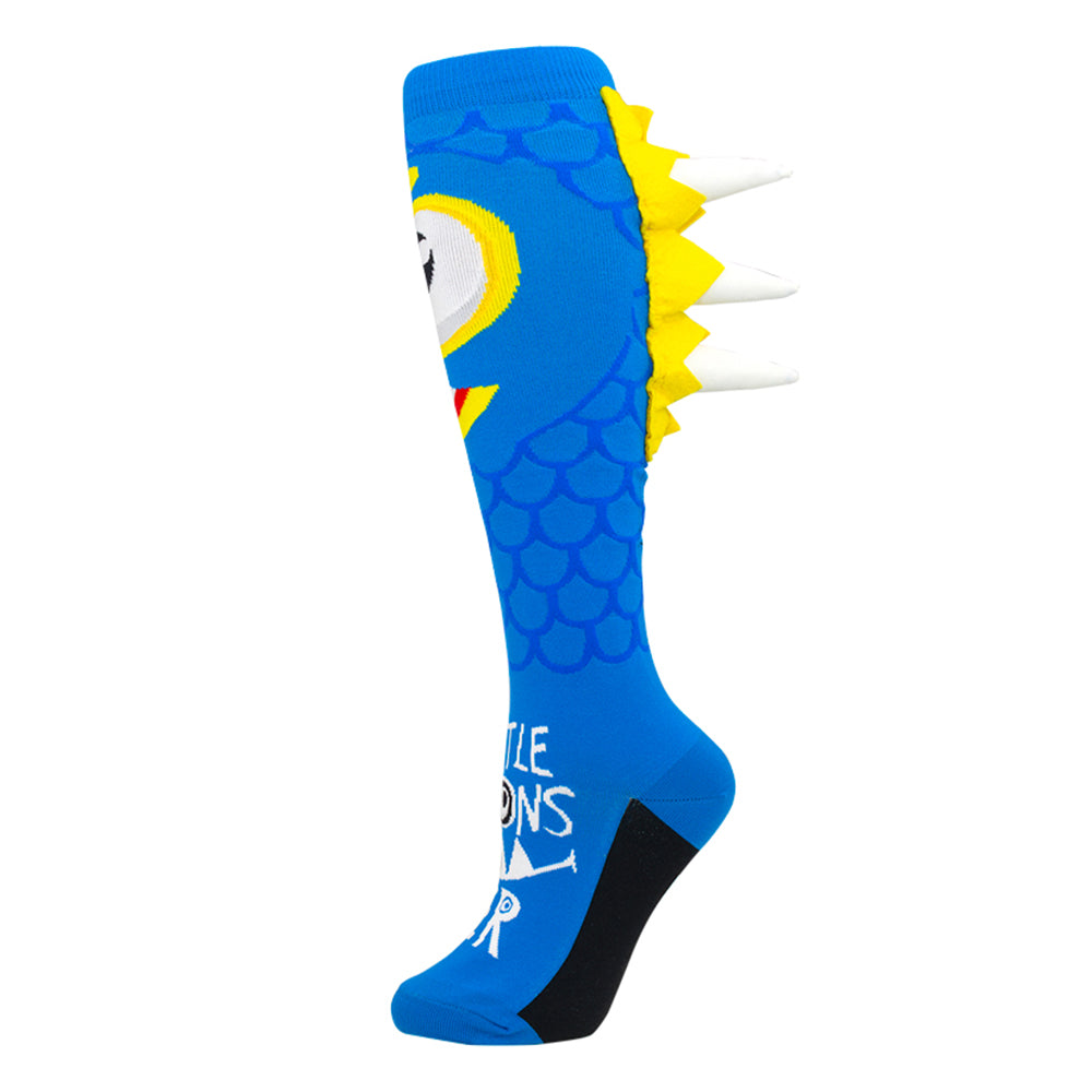 LITTLE MONSTER Blue - Single Sock