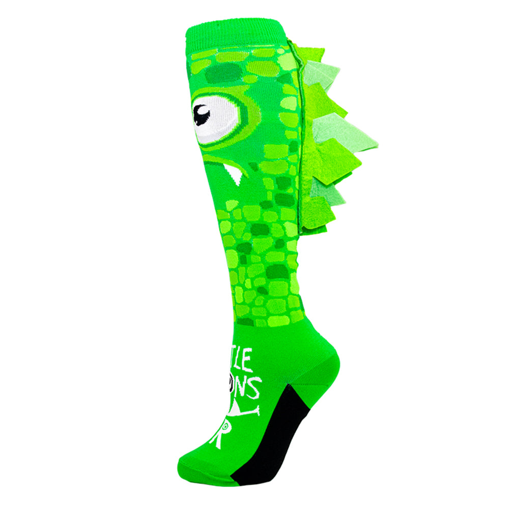 LITTLE MONSTER Green -  Single Sock