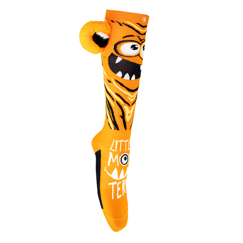 LITTLE MONSTER Orange -  Single Sock