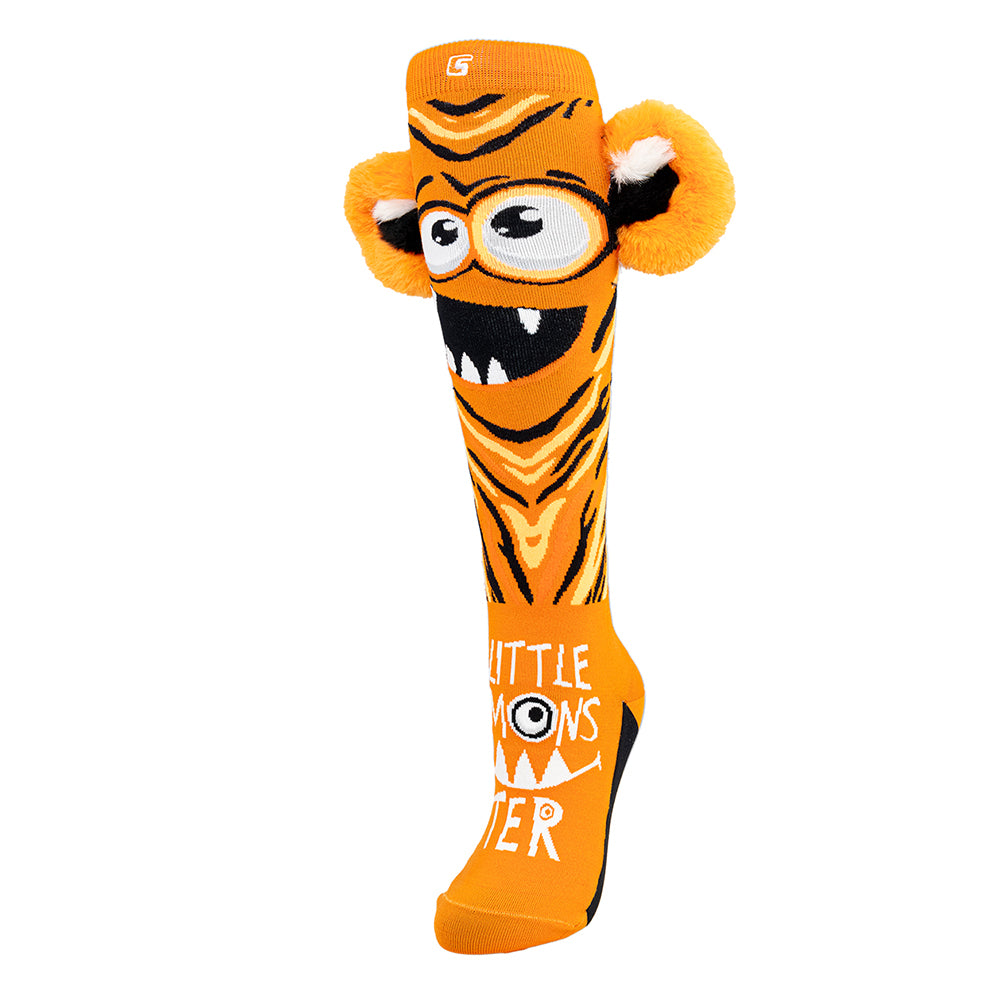 LITTLE MONSTER Orange -  Single Sock