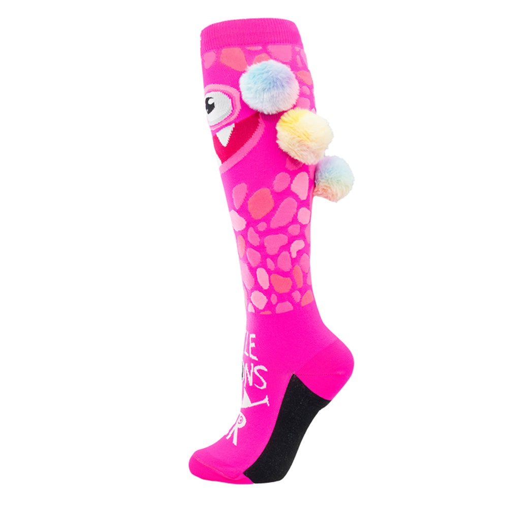 LITTLE MONSTER Pink -  Single Sock