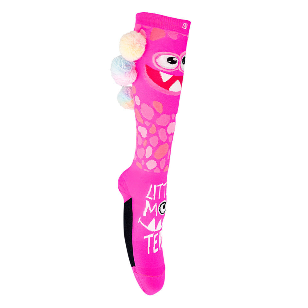 LITTLE MONSTER Pink -  Single Sock