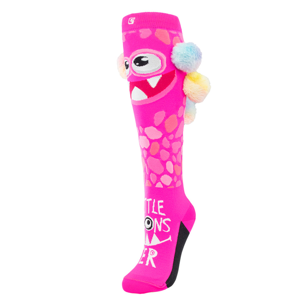 LITTLE MONSTER Pink -  Single Sock