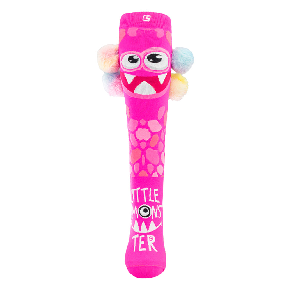 LITTLE MONSTER Pink -  Single Sock