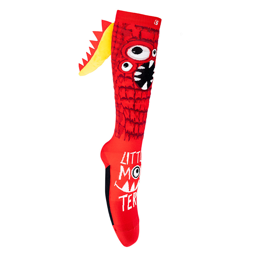 LITTLE MONSTER Red -  Single Sock