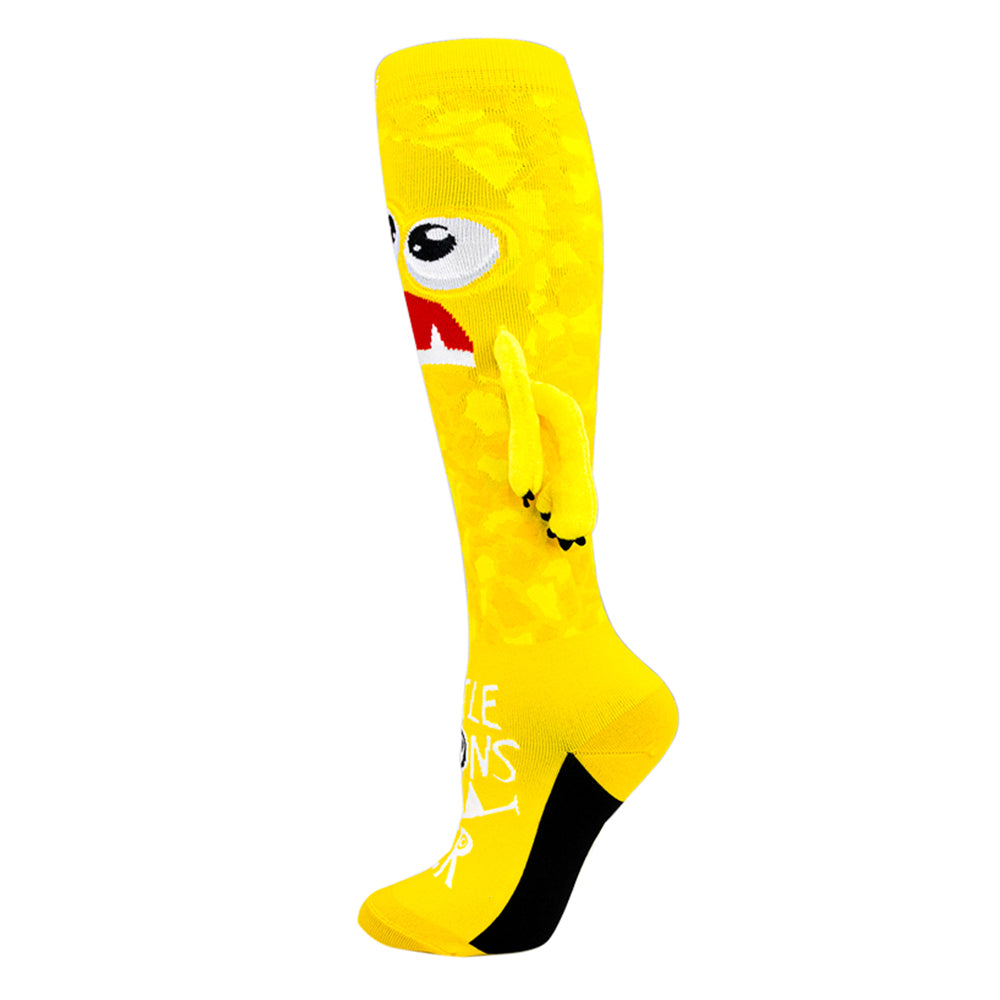 LITTLE MONSTER Yellow -  Single Sock