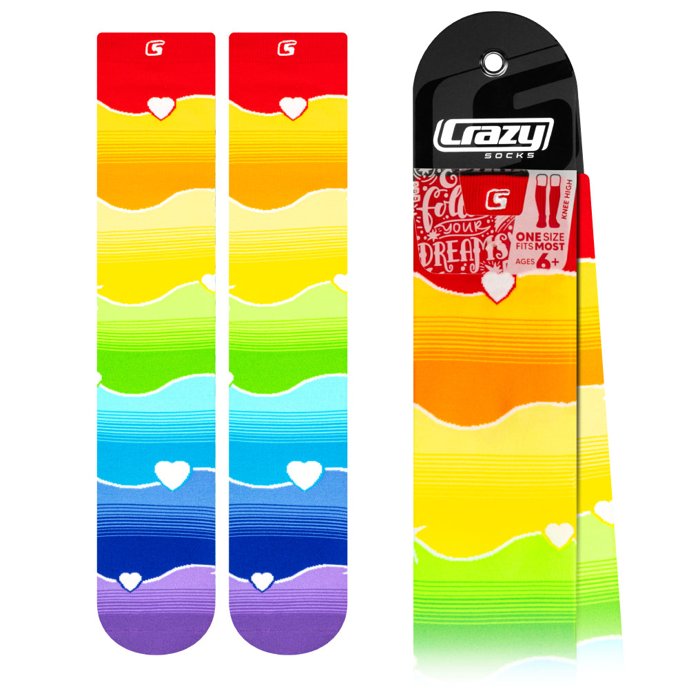 RAINBOW WAVES | Crazy Socks