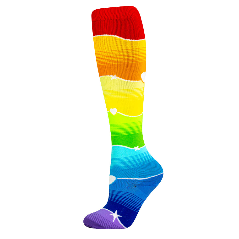 RAINBOW WAVES | Crazy Socks