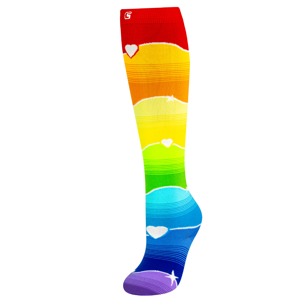 RAINBOW WAVES | Crazy Socks